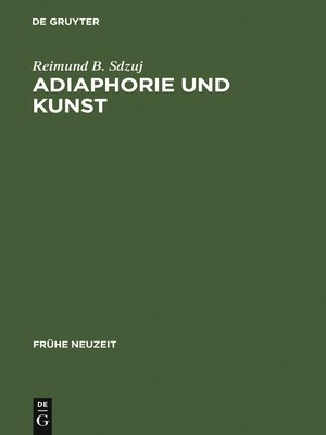 cover image of Adiaphorie und Kunst